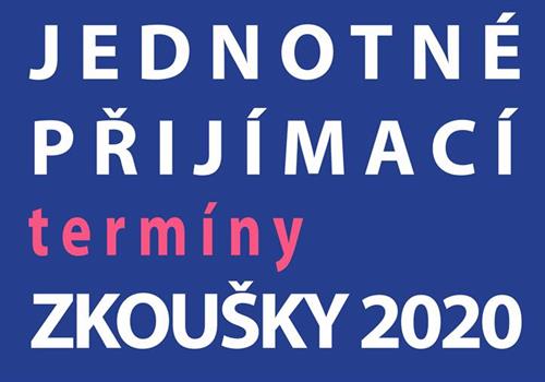 Harmonogram přijímacích zkoušek 2020